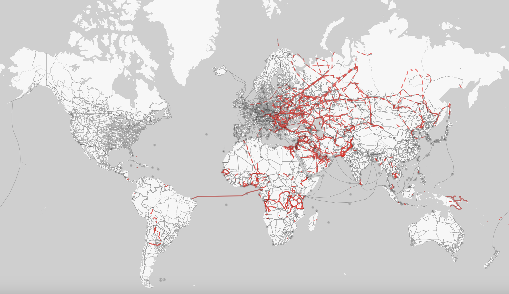 Infrastructure Map screenshot